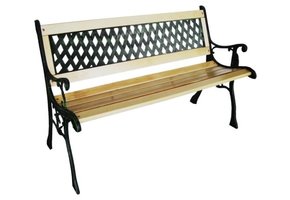 Garden Line - tuinbank - natuurlijk hout - 122x73x54 cm