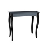 Bureau Lillo | Grafiet kleur | Beukenhout & gelamineerd MDF