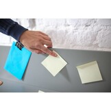 Bureau Luka 85cm in marineblauw met essenhouten poten - FSC gecertificeerd