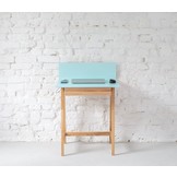 Bureau Luka - Bezem Geel | Eiken poten | 1 lade | 65 cm breed