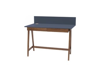 Bureau Luka Grafiet met Eiken poten | 110cm breed | FSC gecertificeerd