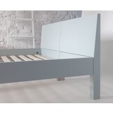 Comfortabele Dabi bed - 160x220cm - Grafiet kleur
