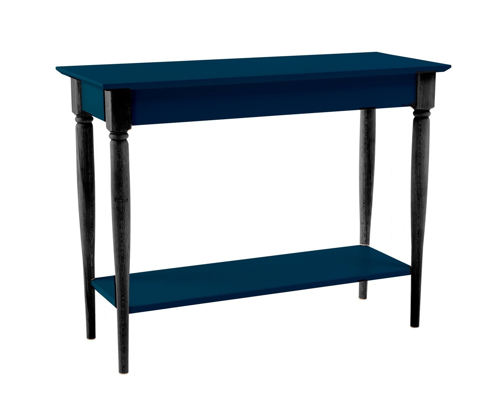 Consoletafel Mamo in Petrolblauw | 105x35x74cm | Beukenhout & gelakt MDF | FSC-gecertificeerd