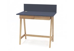 Bureau Luka | Grafiet Essenhout | Laden | 85x50x75cm