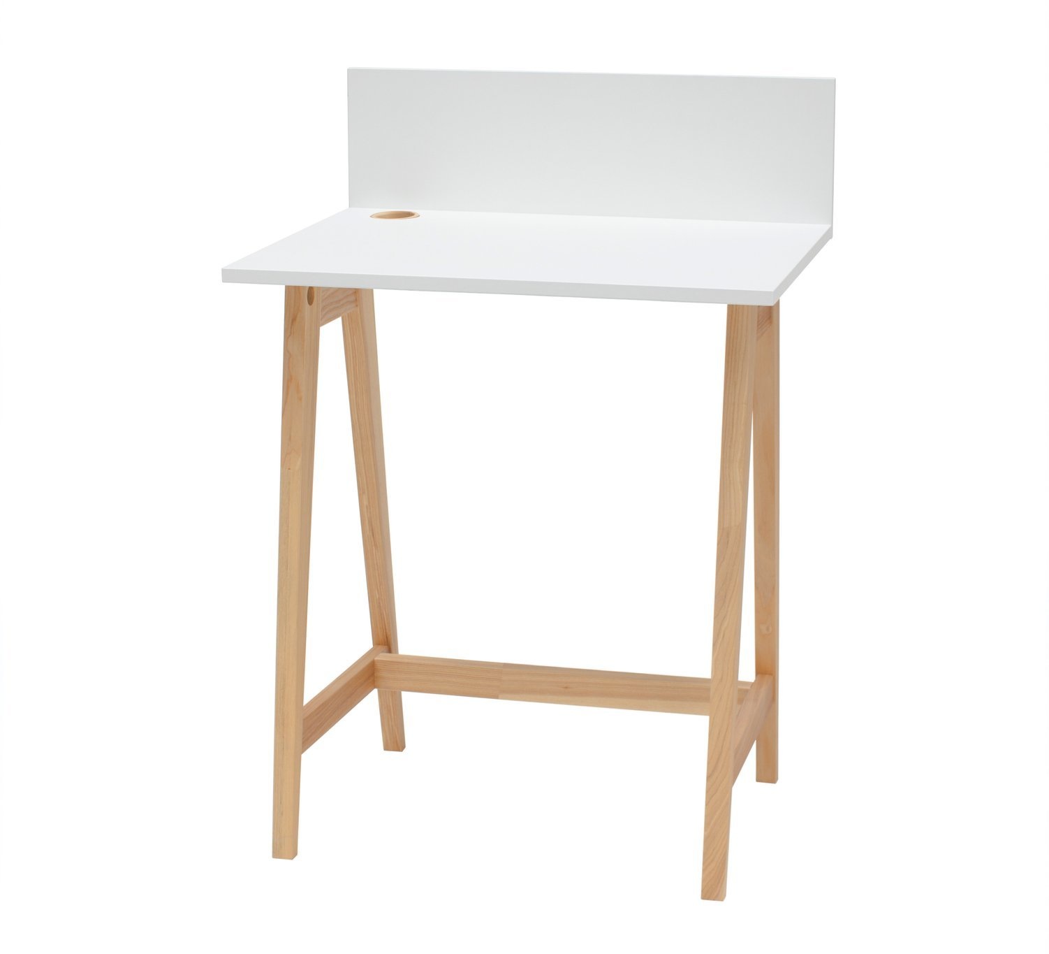Bureau Luka - Essenhouten poten, 65x50 cm, FSC-gecertificeerd