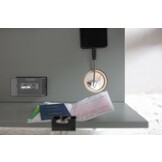 Bureau Luka - 85 cm breed - Eiken poten - Zachtblauw