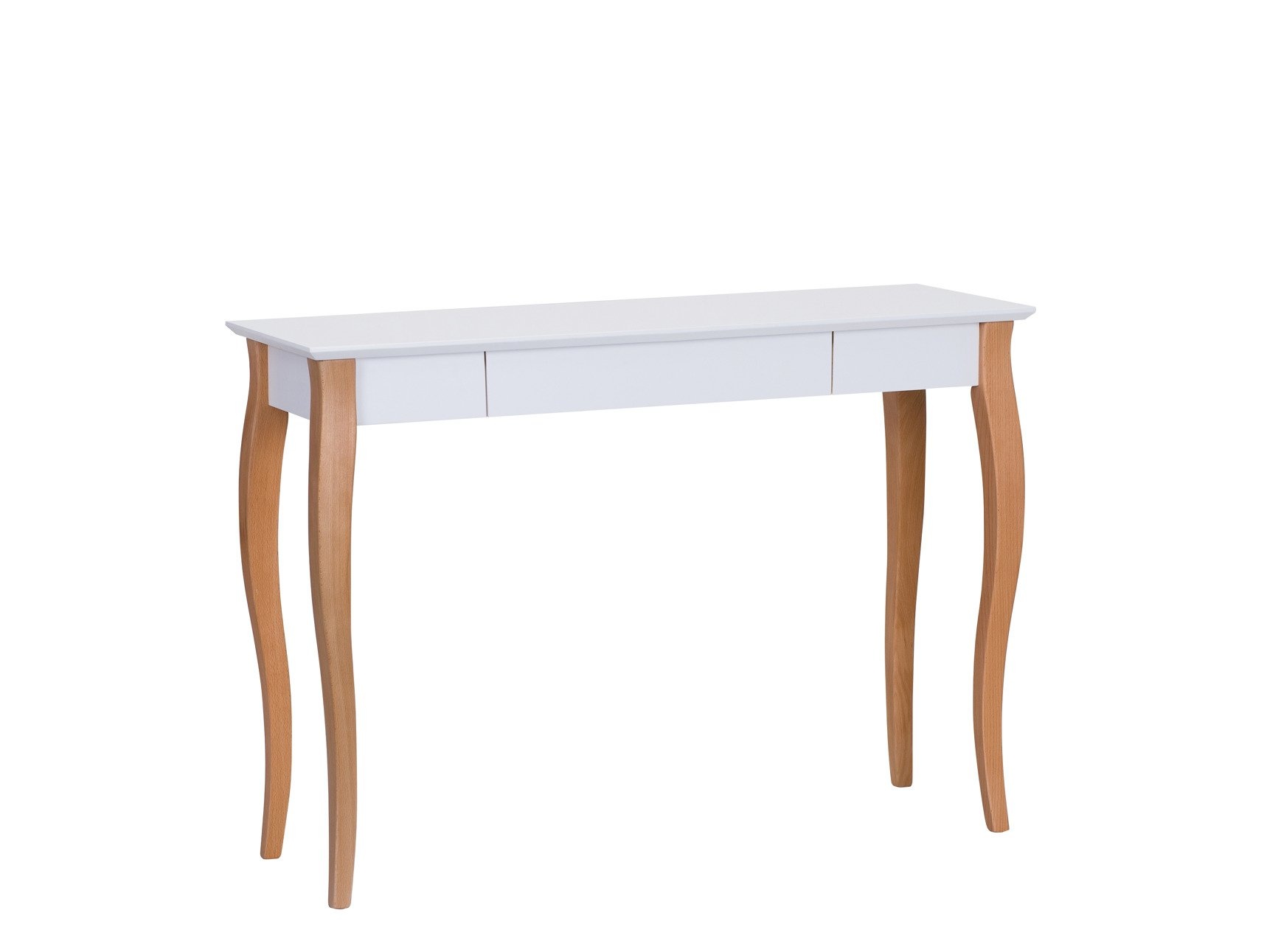 Bureau Lillo | Wit gelakt MDF | Beukenhouten poten | FSC gecertificeerd