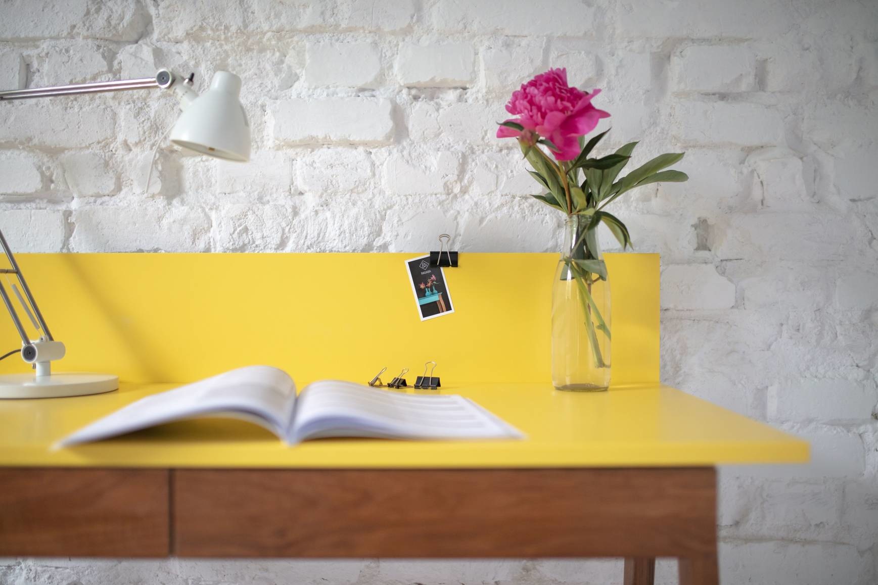 Bureau Luka | 110 cm breed | Essenhout & MDF | Eiken Poten