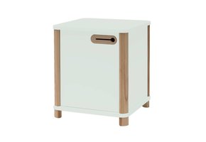 Bureaukast Ashme - Vluchtige Munt - 42x48x42cm - Gelamineerd MDF en Essenhout