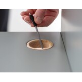 Bureau Luka | 110 cm breed | Eiken poten | Bezemer geel