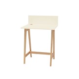 Bureau Luka | Krijtwit essenhout | 75x50x94 cm | FSCMIX