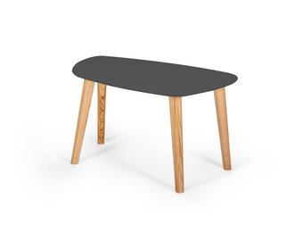 Endocarp Salontafel | Essenhouten poten | Grafiet | FSC Gecertificeerd