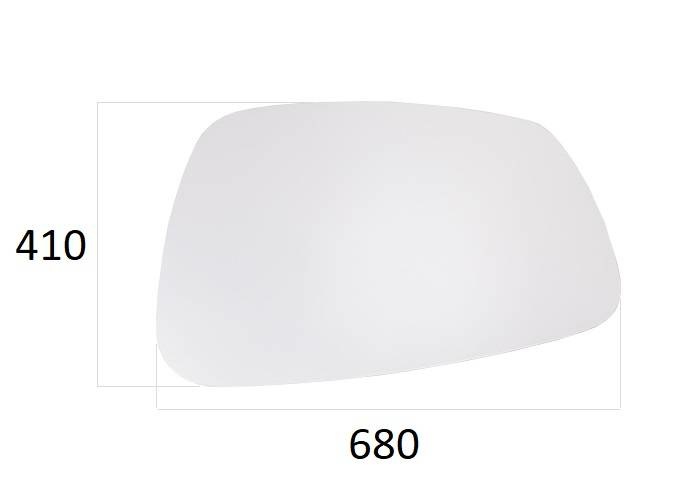 Endocarp Salontafel - Essenhout poten, wit gelamineerd MDF - 68x41x40cm