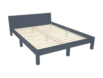 Dabi bed 160x200cm grafiet, FSC-gecertificeerd