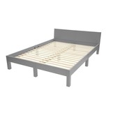 Dabi Bed - Donkergrijs (S 4502-G) - 160x220cm - FSC Gecertificeerd
