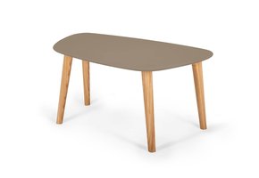 Endocarp Salontafel | Beverbruin | Essenhout poten