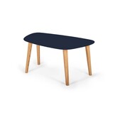 Endocarp Salontafel - Marineblauw gelakt MDF & Essenhout, FSC gecertificeerd