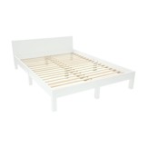 Dabi Bed 160x200cm in S 0502-G50Y wit - FSC gecertificeerd