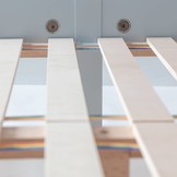 Dabi Bed 160x200cm in S 0502-G50Y wit - FSC gecertificeerd