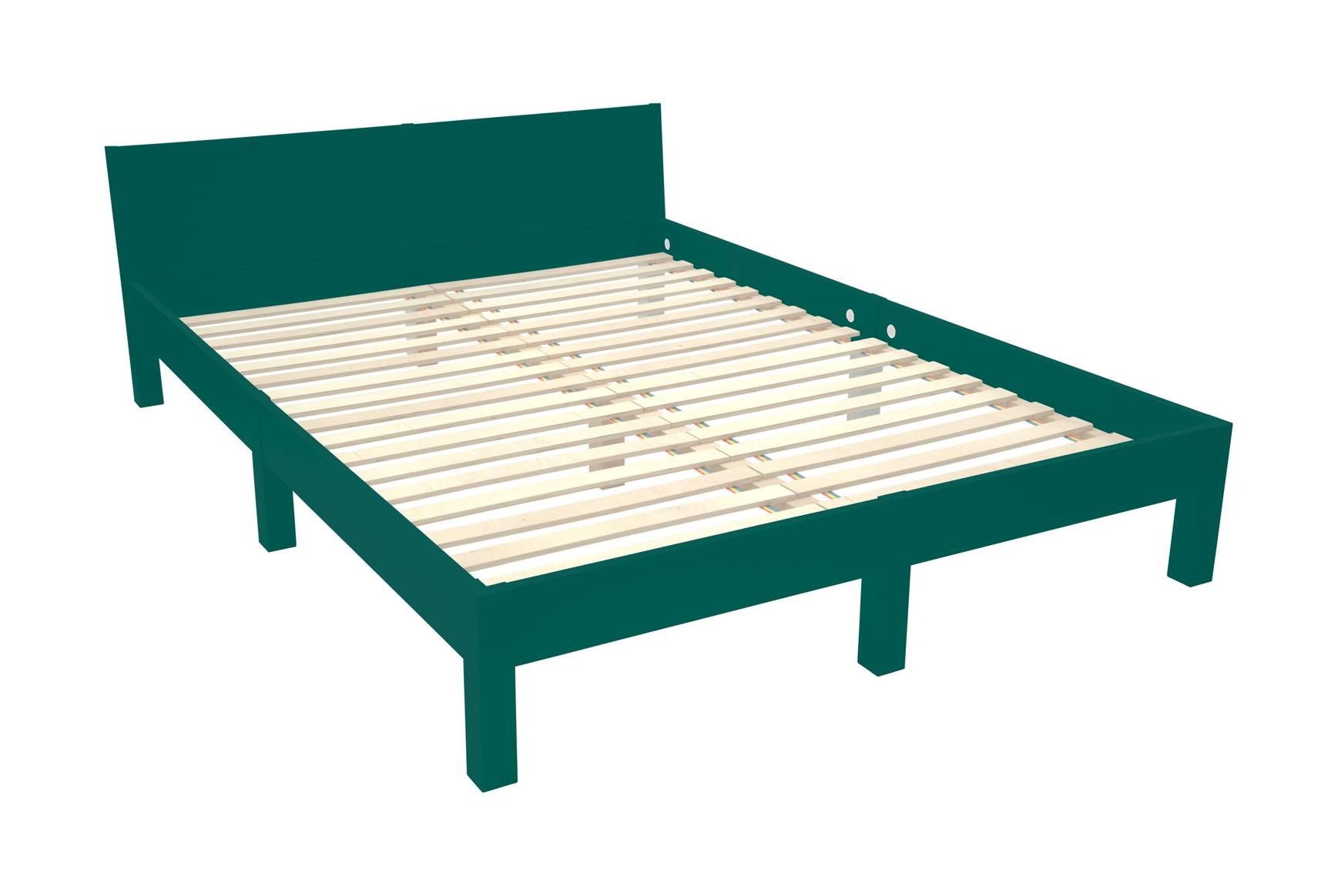 Dabi Bed - 160x200cm Zeegroen (S 6020-B90G)
