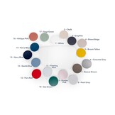 Endocarp Salontafel | Petrolblauw | Essenhouten poten