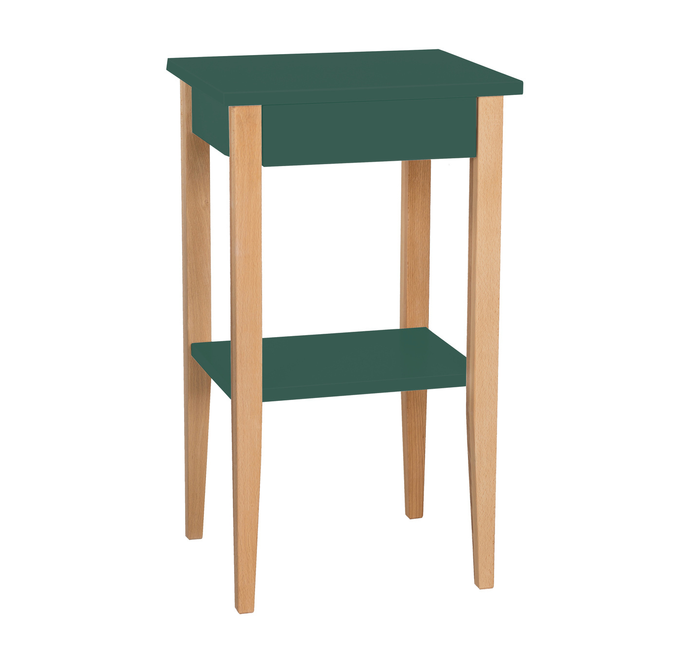 Entlik Nachtkastje - Zeegroen | 40x35x70 cm | Beukenhout & MDF | FSC gecertificeerd