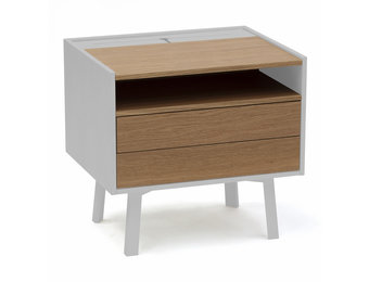 Diamond Nachtkastje - Lichtgrijs, 50,6 x 40,1 x 47,6 cm, FSC-Certificering