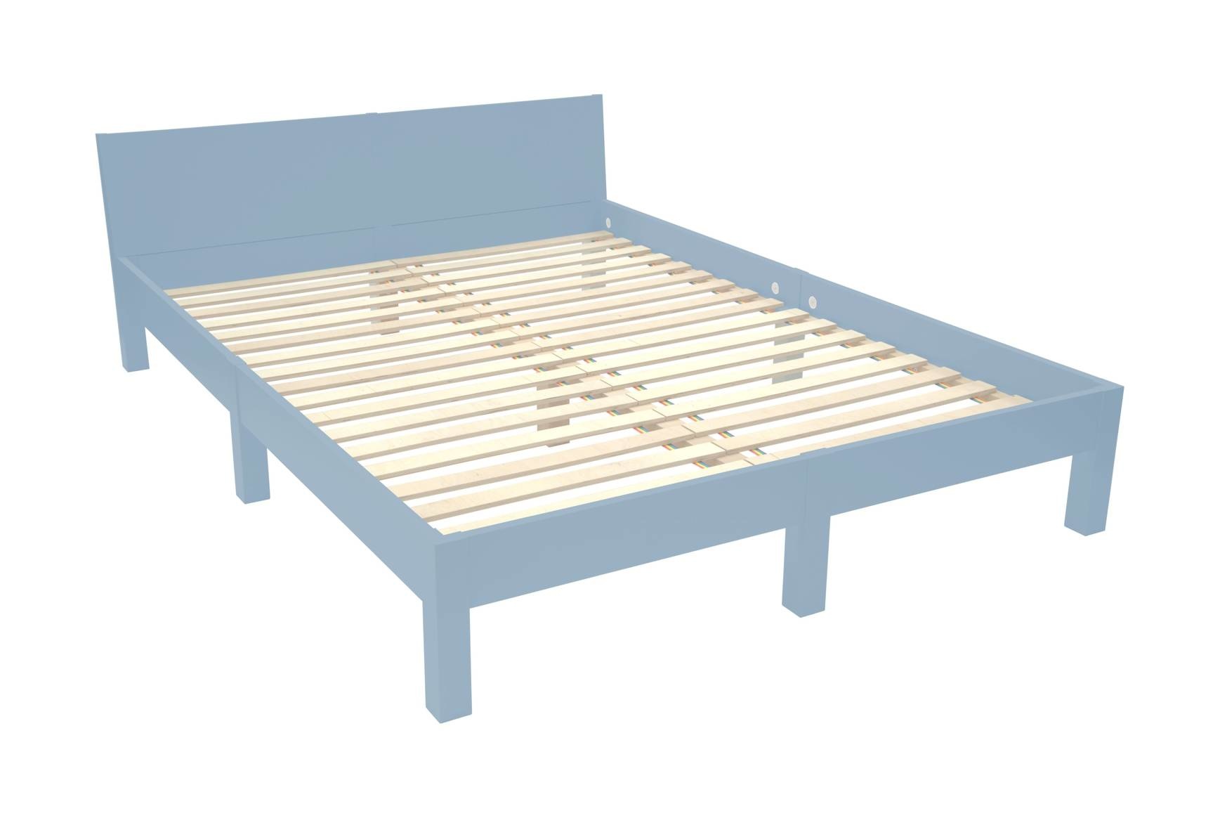 Dabi Bed - 140x200cm - Zacht Blauw (S 3020-B)