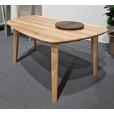 Endocarp Salontafel 80x48cm in Essenhout | FSC100% & FSCMIX Gecertificeerd