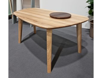 Endocarp Salontafel 80x48cm in Essenhout | FSC100% & FSCMIX Gecertificeerd