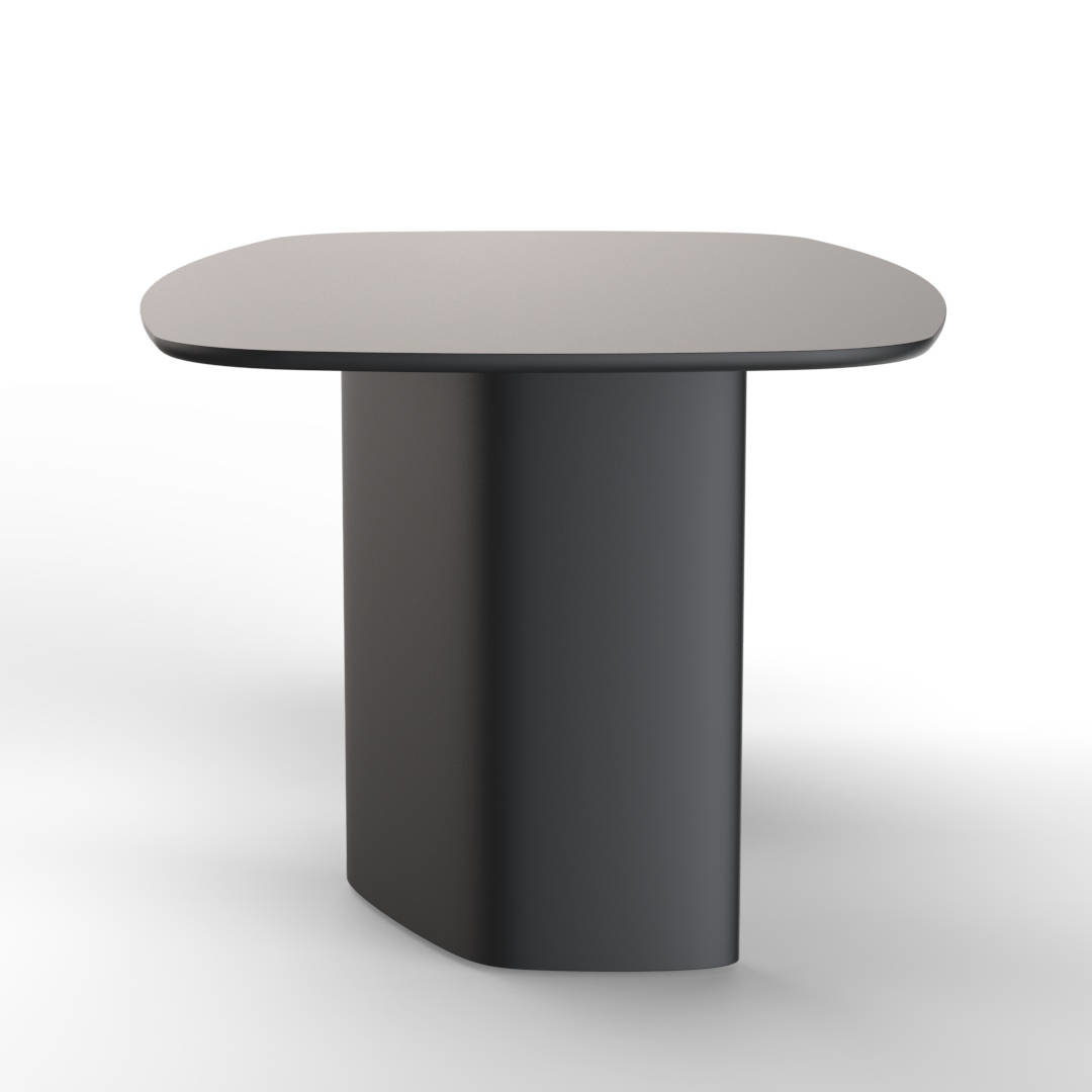 Erit Zwarte Salontafel 110x110cm - FSC Gecertificeerd