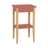 Entlik Antiek Roze Nachtkastje 40x35x70cm, Beukenhout & MDF - FSC Gecertificeerd