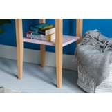 Entlik Antiek Roze Nachtkastje 40x35x70cm, Beukenhout & MDF - FSC Gecertificeerd