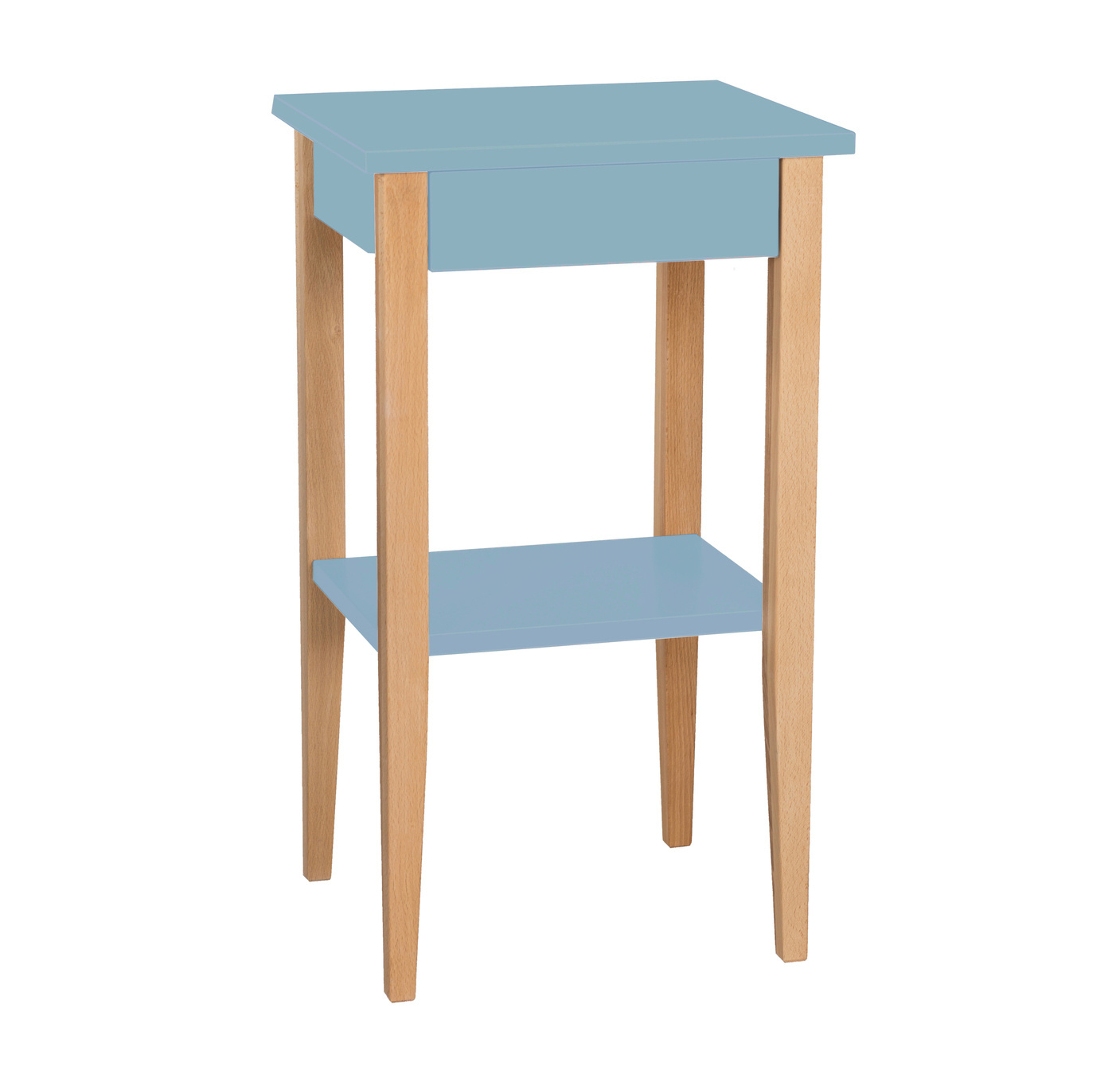 Entlik Nachtkastje - Zacht Blauw, Beukenhout & MDF, FSC Certificering