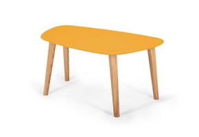 Endocarp salontafel | Bezemyellow | Essenhouten poten
