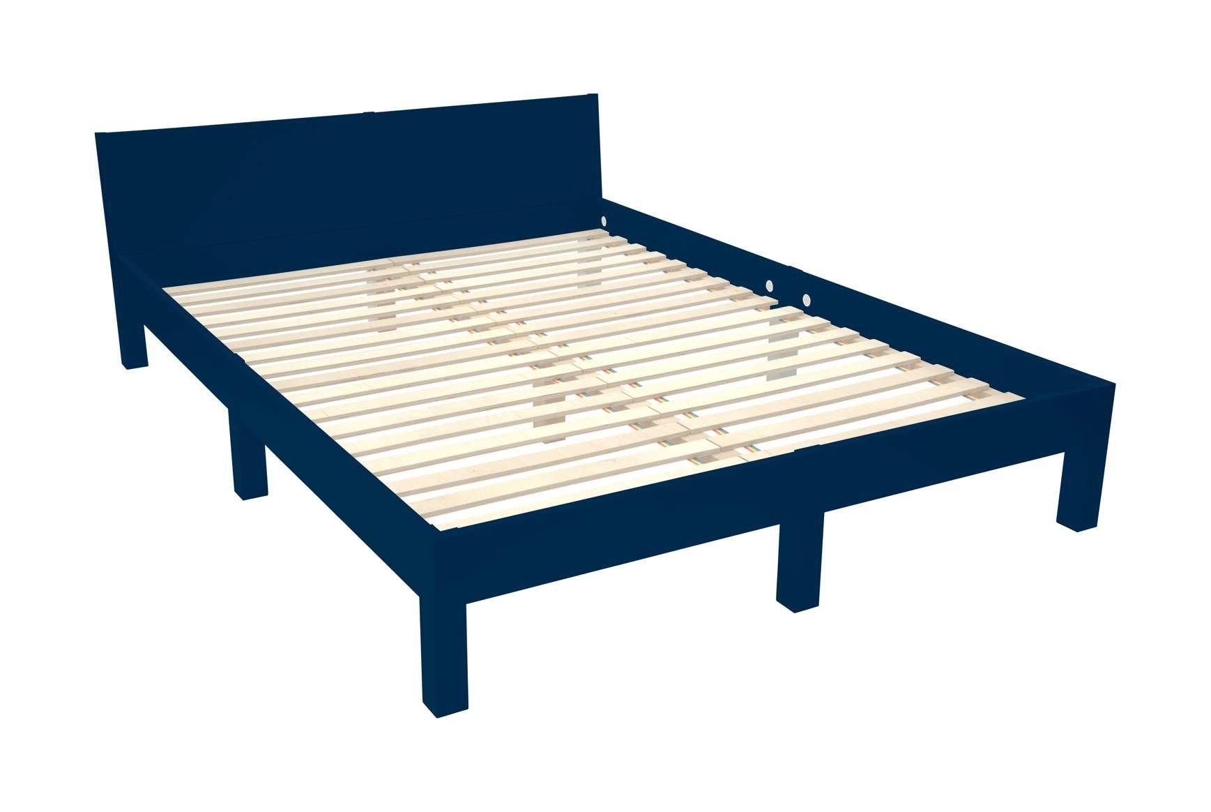 Dabi marineblauw bed 160x200cm | FSC100% & FSCMIX gecertificeerd