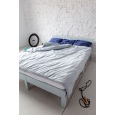 Dabi Bed 160x220cm Rood | FSC Gecertificeerd | Gelamineerd MDF & Beukenhout
