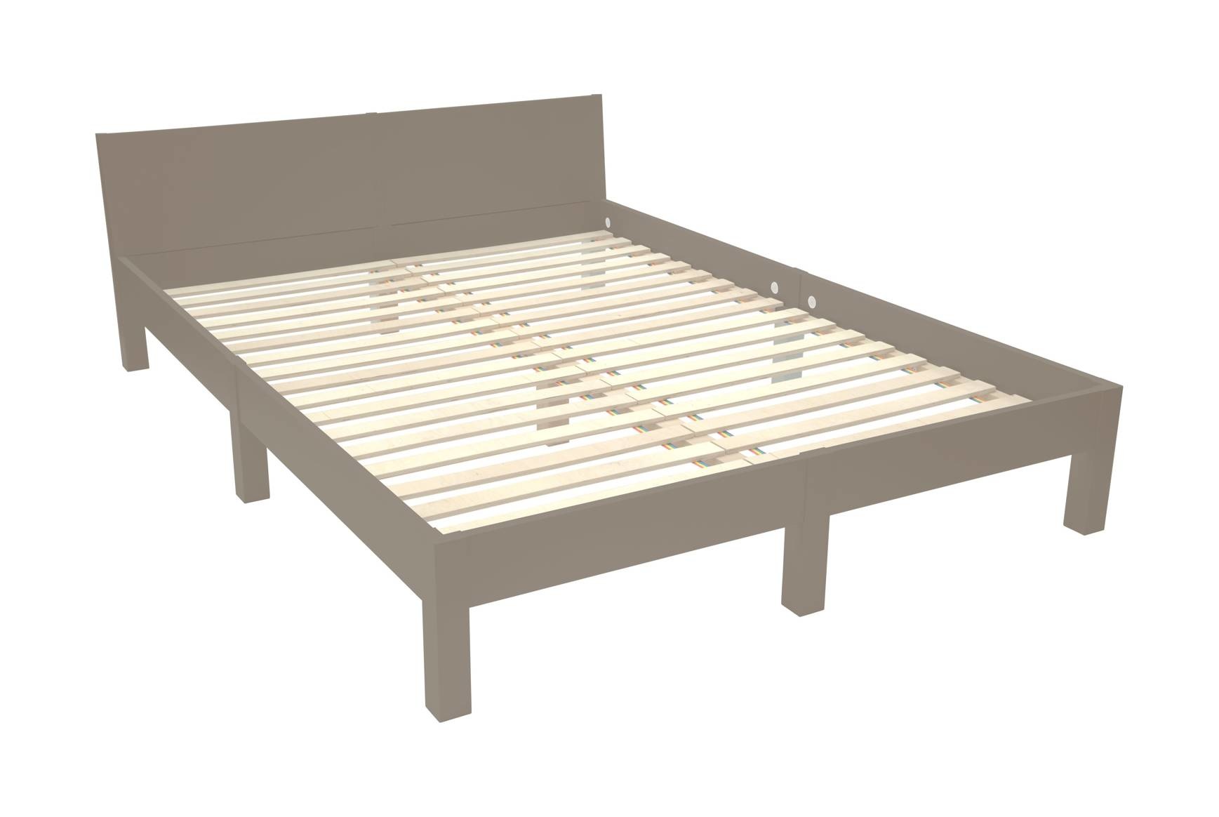 Dabi beverbruin bed (140x200cm) - S 6005-Y20R