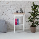 Entlik Nachtkastje - Wit Eiken, Beukenhout en Eikenfineer | 70cm Hoog