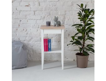 Entlik Nachtkastje - Wit Eiken, Beukenhout en Eikenfineer | 70cm Hoog