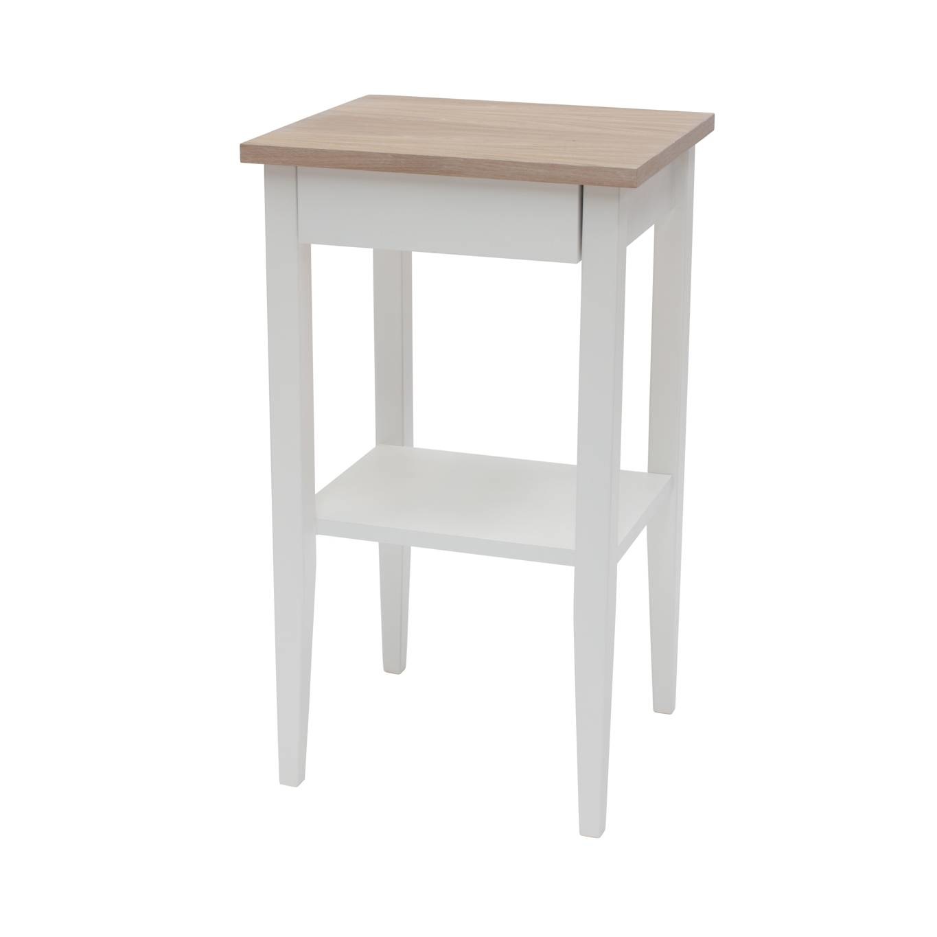 Entlik Nachtkastje - Wit Eiken, Beukenhout en Eikenfineer | 70cm Hoog