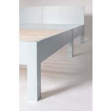 Dabi Bed - 160x220cm Lichtgrijs - FSC-MIX Gecertificeerd