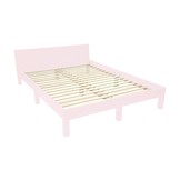 Dabi roze bed 160x200cm - FSC gecertificeerd MDF & beukenhout