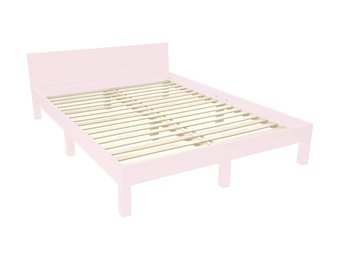 Dabi roze bed 160x200cm - FSC gecertificeerd MDF & beukenhout