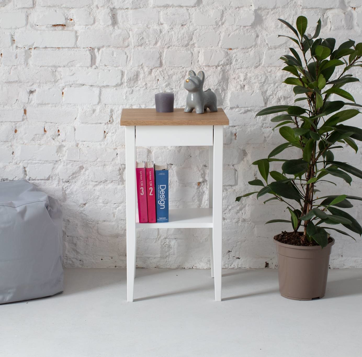 Entlik Nachtkastje - Geolied Eiken - FSC Gecertificeerd