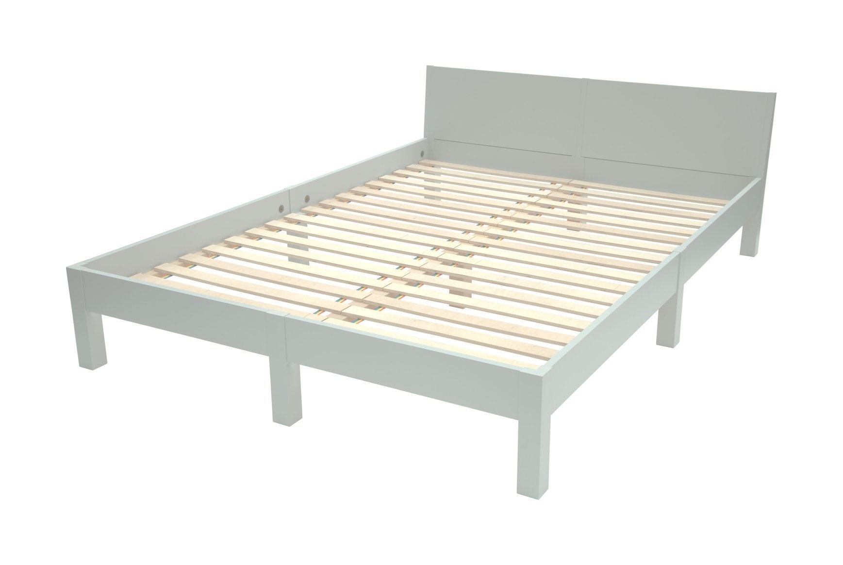 Dabi Bed - 140x220cm, Lichtgrijs, FSC Gecertificeerd