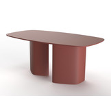 Eettafel Leuko - 180x100x75 cm - Antiek Roze - FSC100% & FSCMIX gecertificeerd