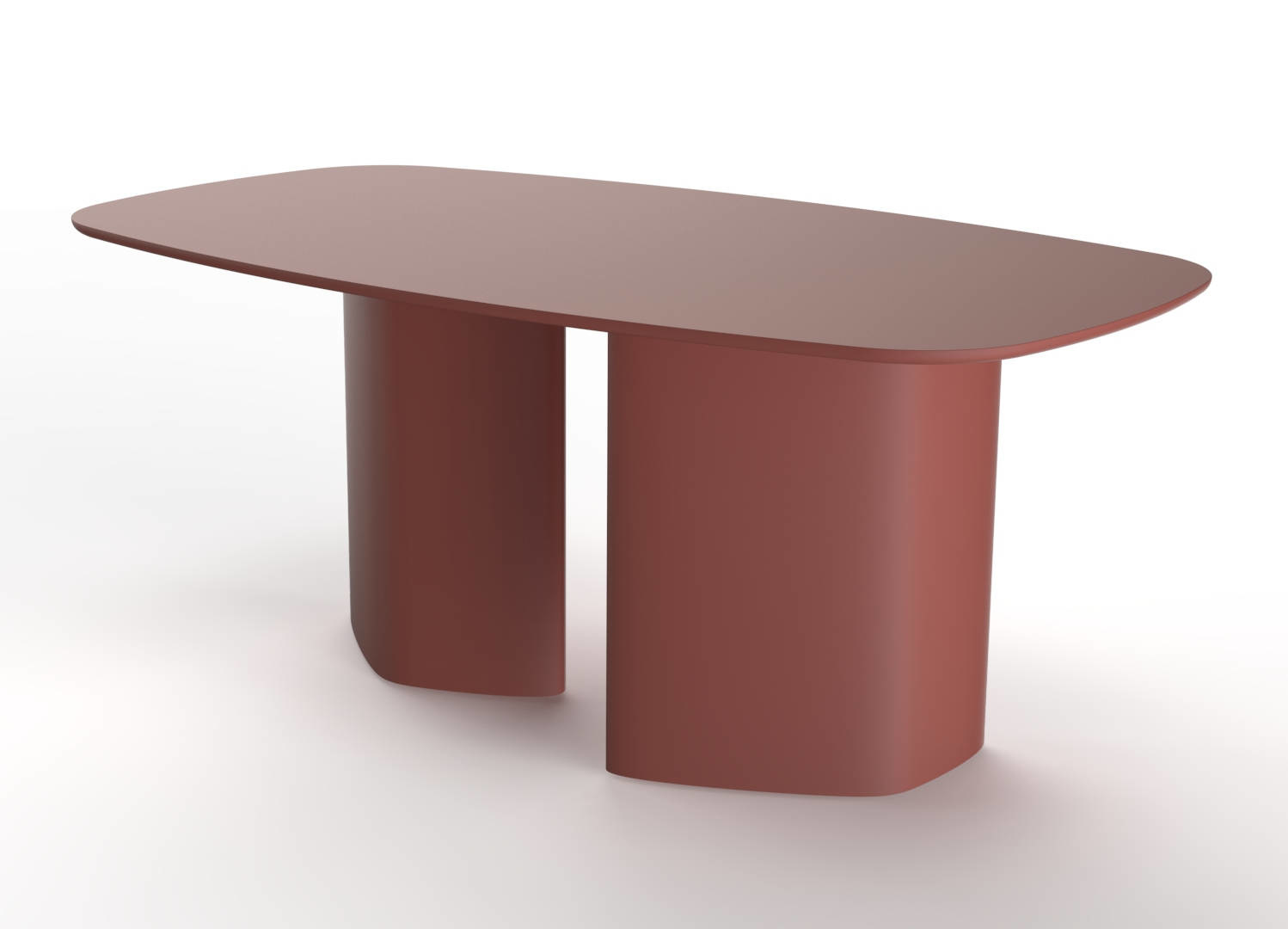 Eettafel Leuko - 180x100x75 cm - Antiek Roze - FSC100% & FSCMIX gecertificeerd