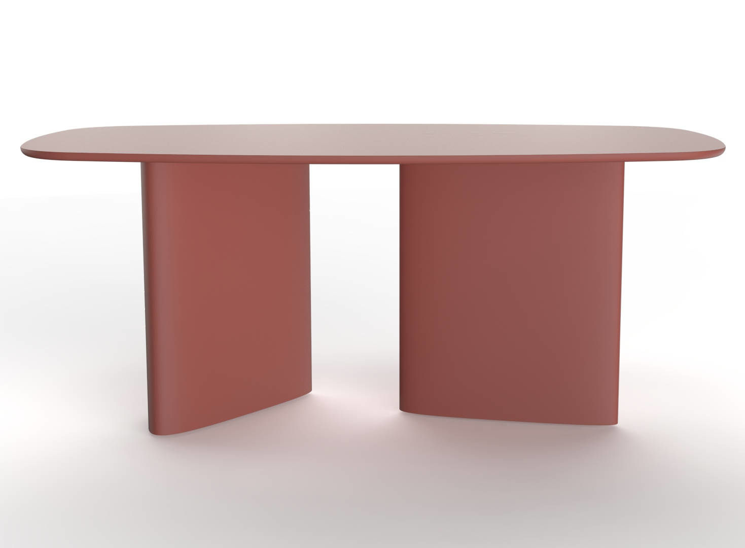 Eettafel Leuko - 180x100x75 cm - Antiek Roze - FSC100% & FSCMIX gecertificeerd