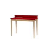 Elegante Ashme schrijftafel, rood, 110x56x75 cm